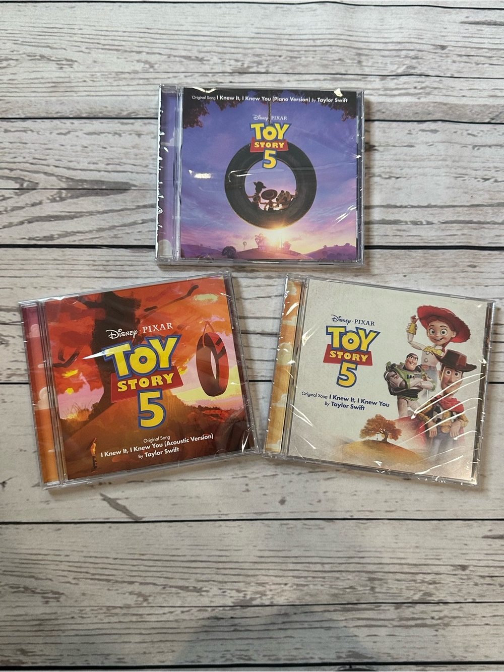 Taylor Swift Pixar Toy Story 5 CD Bundle - Set of all 3 Collector’s Versions - Picture 4 of 13
